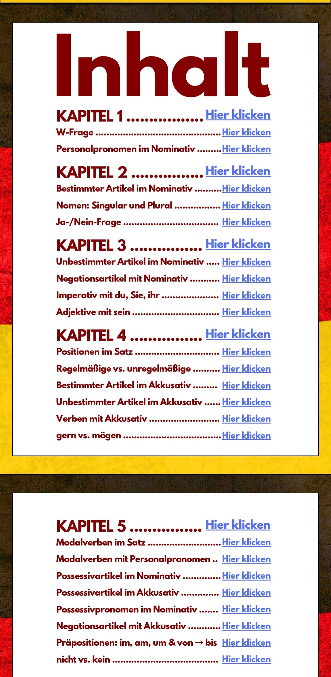 German A1 Study Notes Guide | Vocabulary, Grammar & Daily Life (Netzwerk Based)