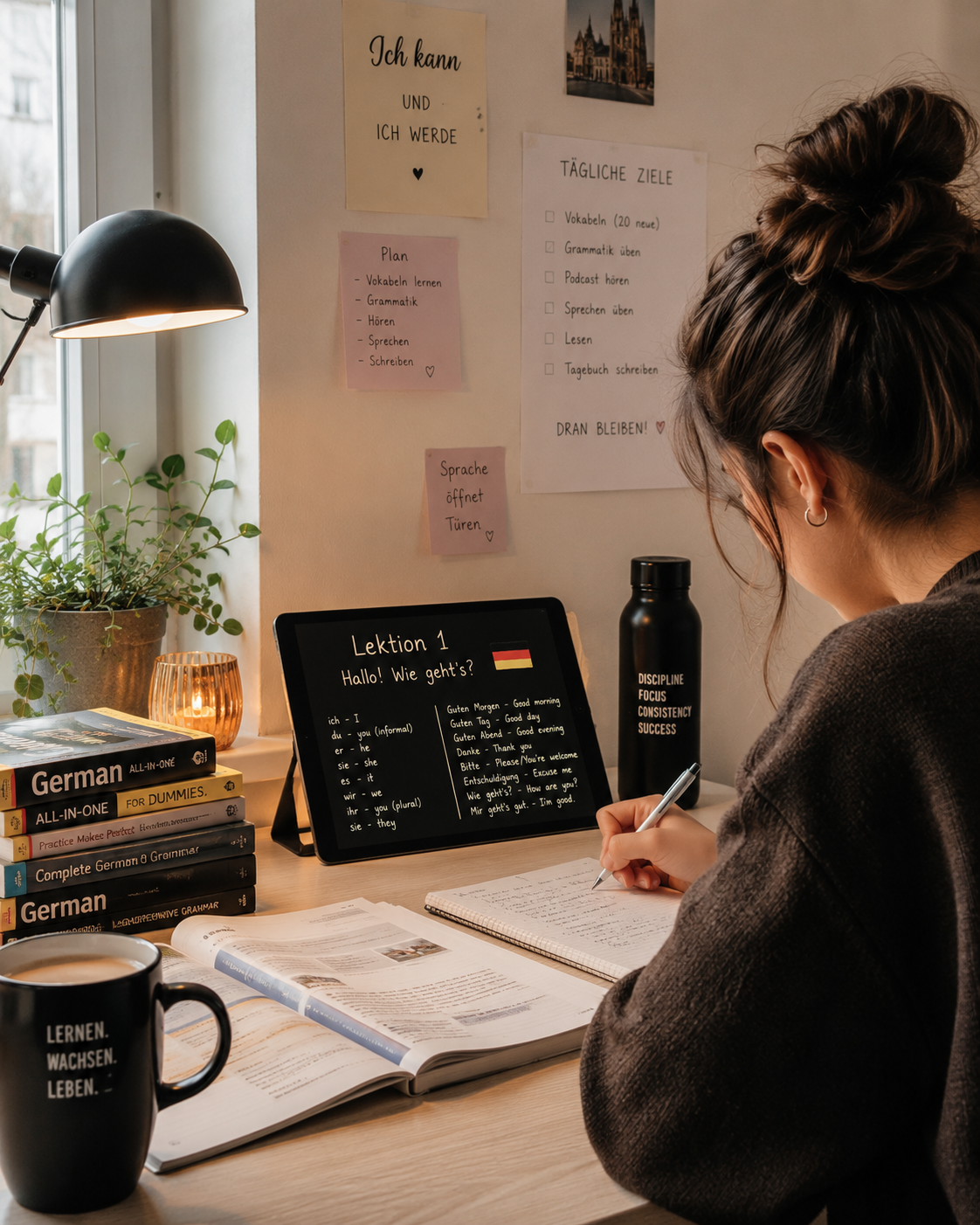 German A1 Study Notes Guide | Vocabulary, Grammar & Daily Life (Netzwerk Based)
